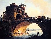 Hubert Robert, The Old Bridge